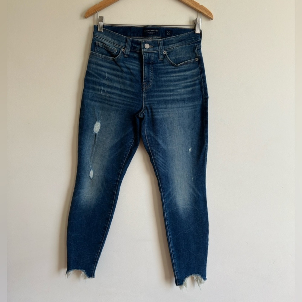 Lucky Brand || Woman’s Ankle Mid rise skinny Ava jeans size 8/29